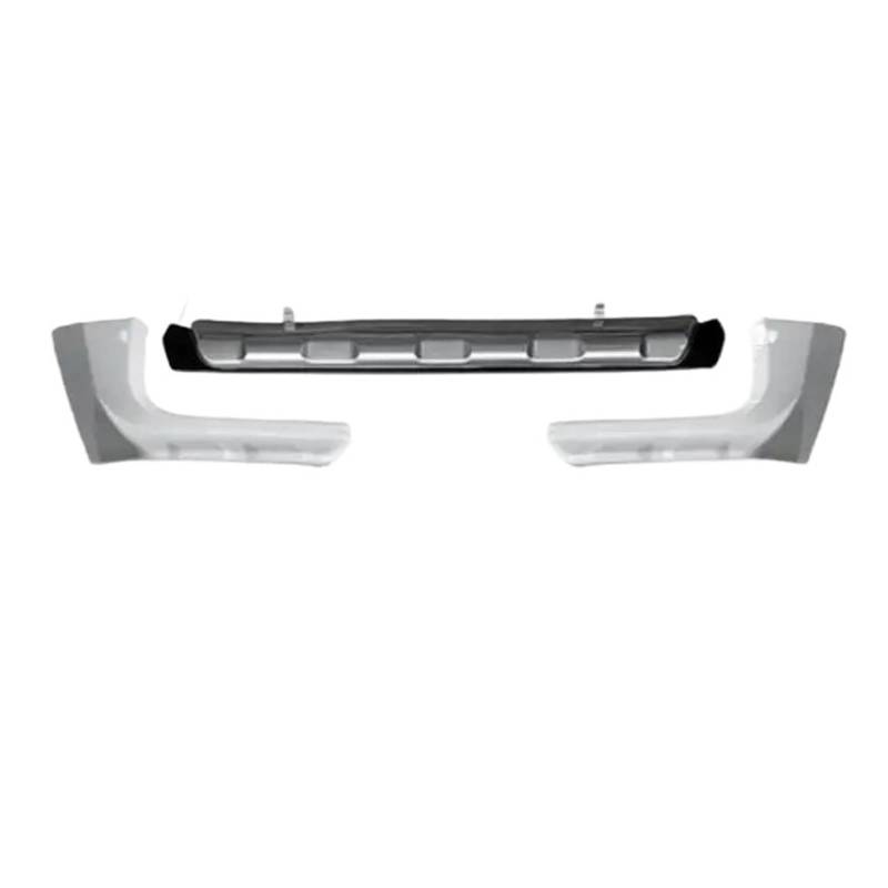 Heckspoiler-Diffusor-Spoiler ABS Chrom Farbe Auto Vorne Hinten Stoßstange Lip Diffusor Abdeckung Seite Schürzen Kompatibel for Honda CRV CR-V 2021 2022 +(White Front Lip) von EPNYWJTE