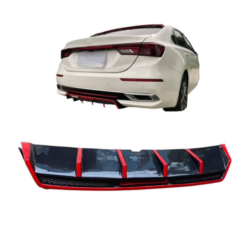 Heckspoiler-Diffusor-Spoiler Auto Body Systems Wide Body Kit Pp Auto Heckdiffusor Lippe Stoßstangenteil kompatibel for KIA K3 2019 2020 Typ A von EPNYWJTE