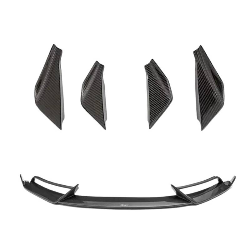 Heckspoiler-Diffusor-Spoiler Dry Carbon Fiber Front Lip Heckspoiler Stamm Diffusor Seite Rock Körper Full Kit Kompatibel for Aston Martin DB11 2016-2023(Lip Splitters) von EPNYWJTE