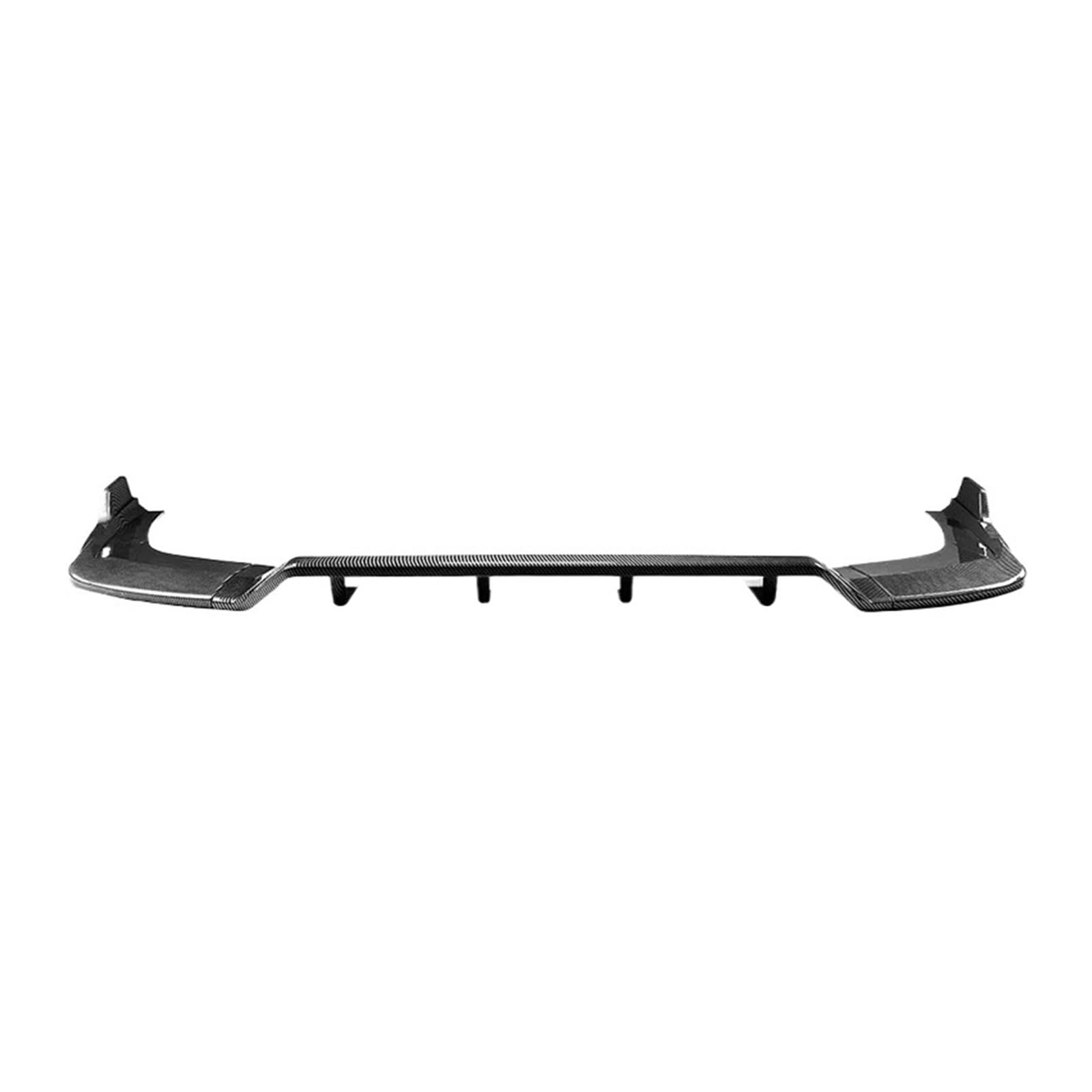 Heckspoiler-Diffusor-Spoiler Glänzende untere hintere Stoßstange Lip Diffusor Spoiler Splitter Schutz Auto Styling Auto kompatibel for A3 8Y Sline 2021-2024 2022 2023(Carbon black) von EPNYWJTE