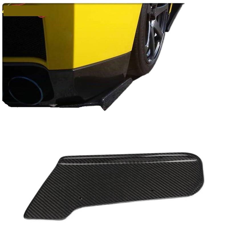 Heckspoiler-Diffusor-Spoiler JUN Style Kohlefaser-Heckstoßstangen-Gamaschen-Splitter, kompatibel for Nissan GTR R35 2008–2016 von EPNYWJTE