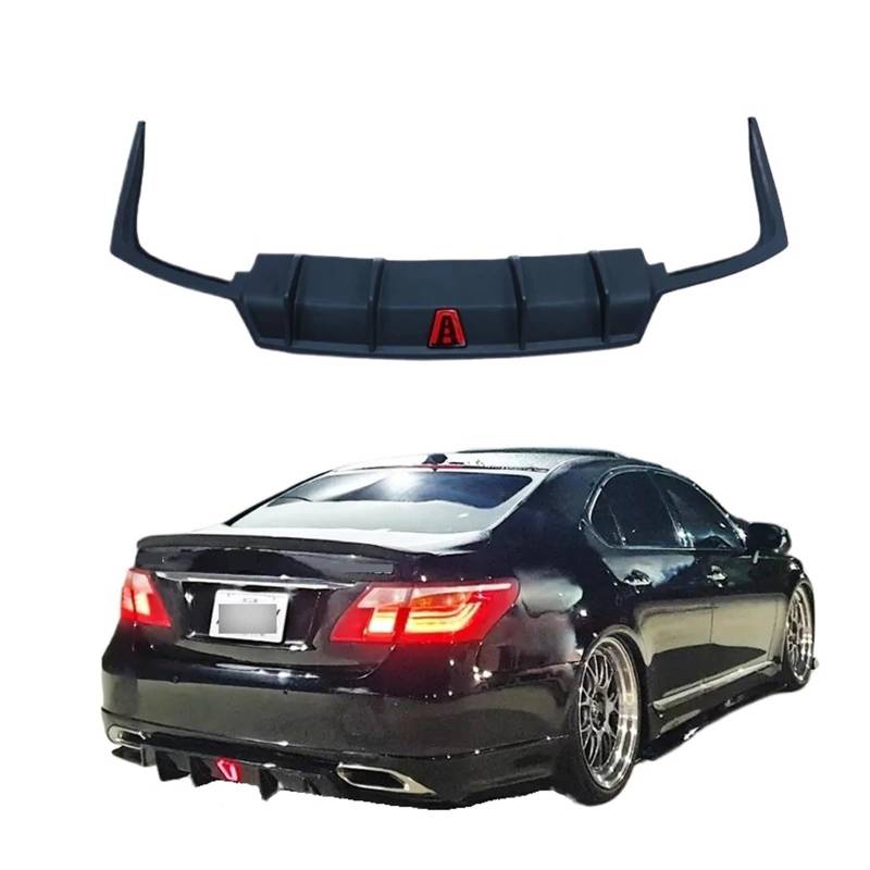 Heckspoiler-Diffusor-Spoiler Kompatibel for 2006 Lexus LS460, modifiziertes kleines Umschlag-Hecklippen-Erscheinungsbild, Upgrade-Auto(Carbon Fiber) von EPNYWJTE