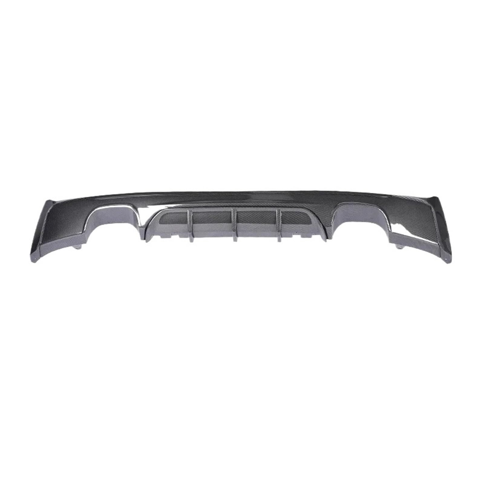 Heckspoiler-Diffusor-Spoiler Kompatibel for BMW 2er F22 F23, glänzend schwarz, Sport-Tech-Heckdiffusor, Stoßstangenkörper-Set for Carbonfaser-MP-Diffusor 2014–2020, Ersatz(Carbon 4 out) von EPNYWJTE