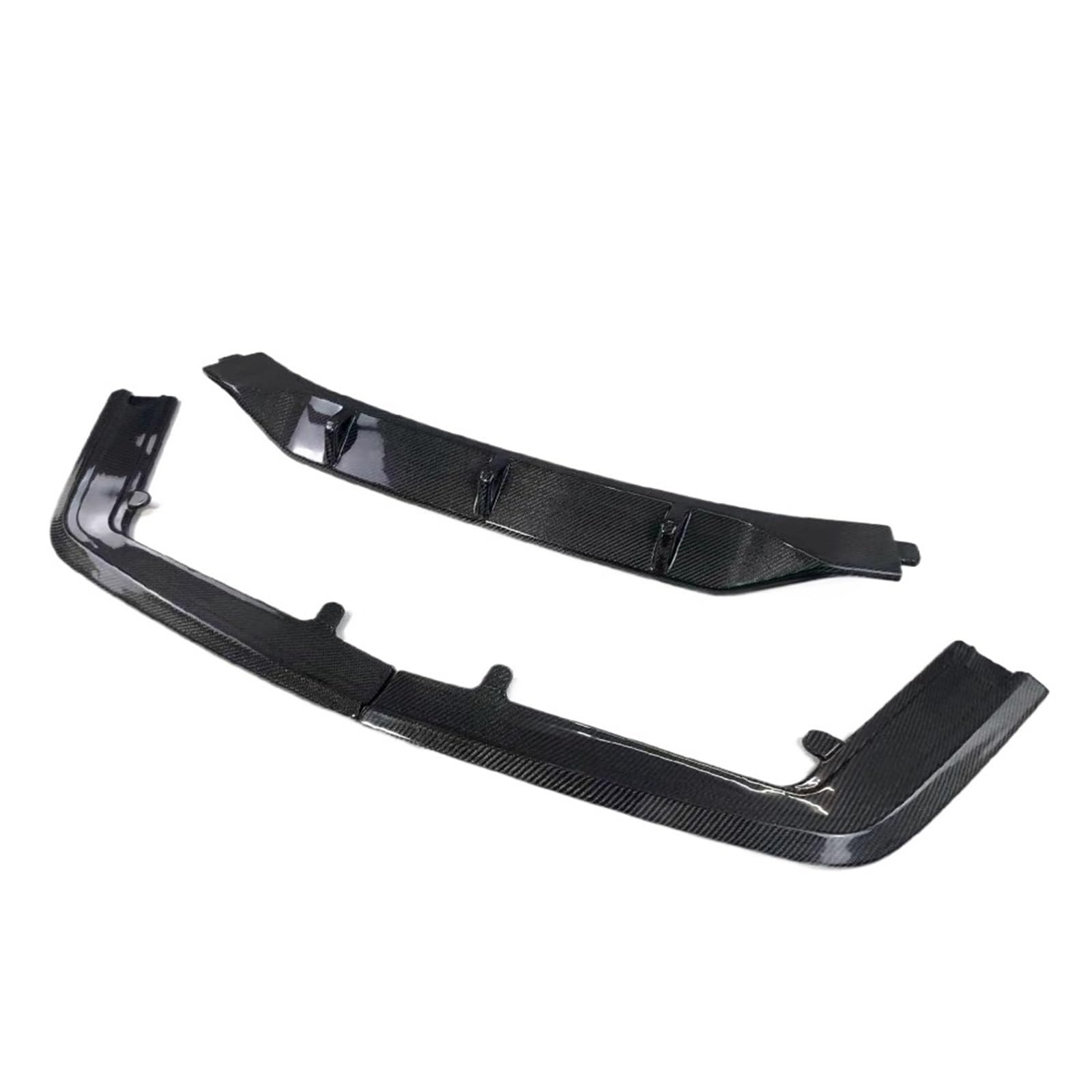 Heckspoiler-Diffusor-Spoiler Kompatibel for BMW 7 Serie G12 LCI Auto Vorderen Stoßfänger Lip Spoiler Hinten Diffusor Carbon Faser Körper Kit Zubehör(Rear lip) von EPNYWJTE