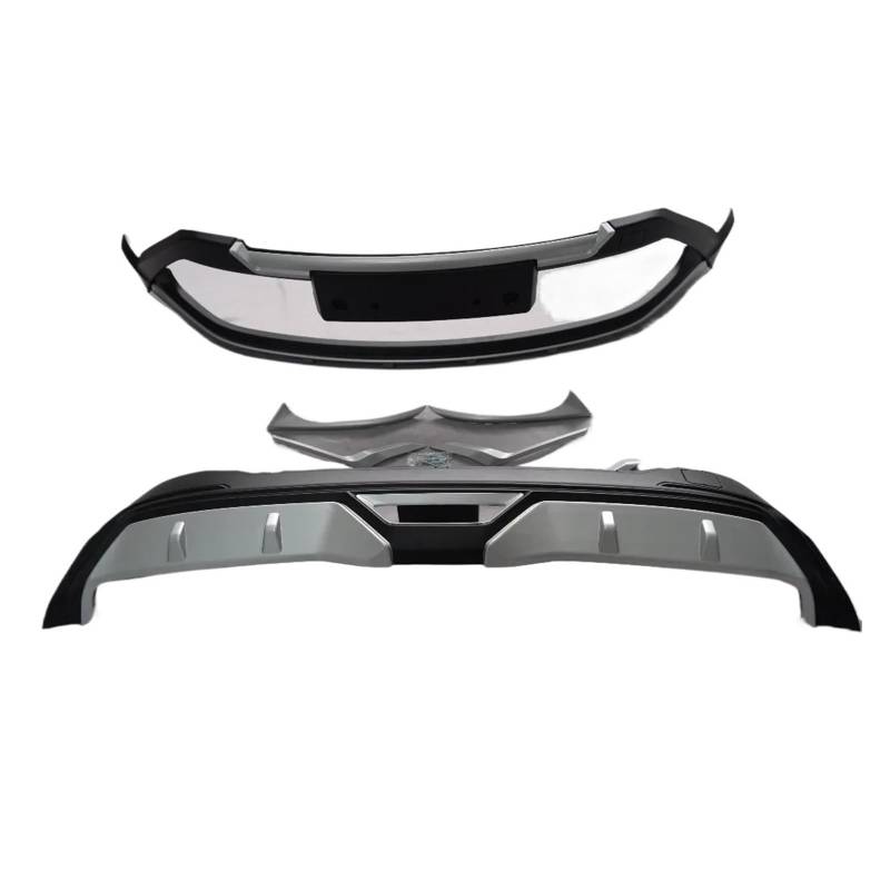 Heckspoiler-Diffusor-Spoiler Vorne + Hinten Stoßstange Diffusor Stoßstangen Lip Schutz Schutz Unterfahrschutz ABS Chrom Kompatibel for Toyota CHR C-HR IZOA 2017 2018 2019 17 18 19(REAR BUMPER) von EPNYWJTE