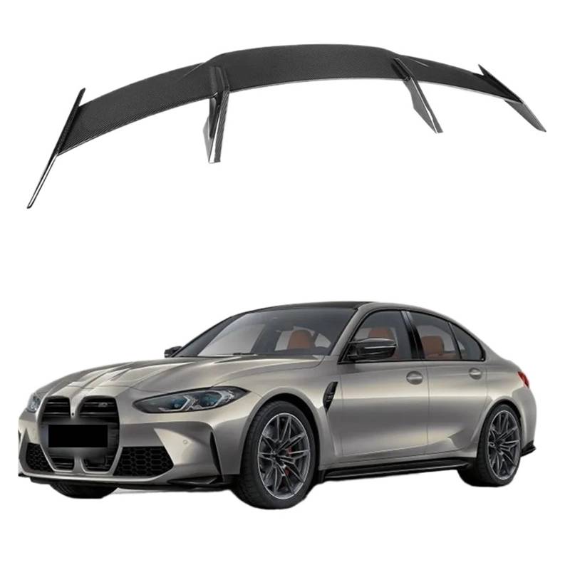 Hinten Heckspoiler Heckflügel Kompatibel for BMW G80 M3 Limousine G82 M4 2021 + Dry Carbon Tech Auto Styling hinten Schwanz Spoiler Dekor von EPNYWJTE