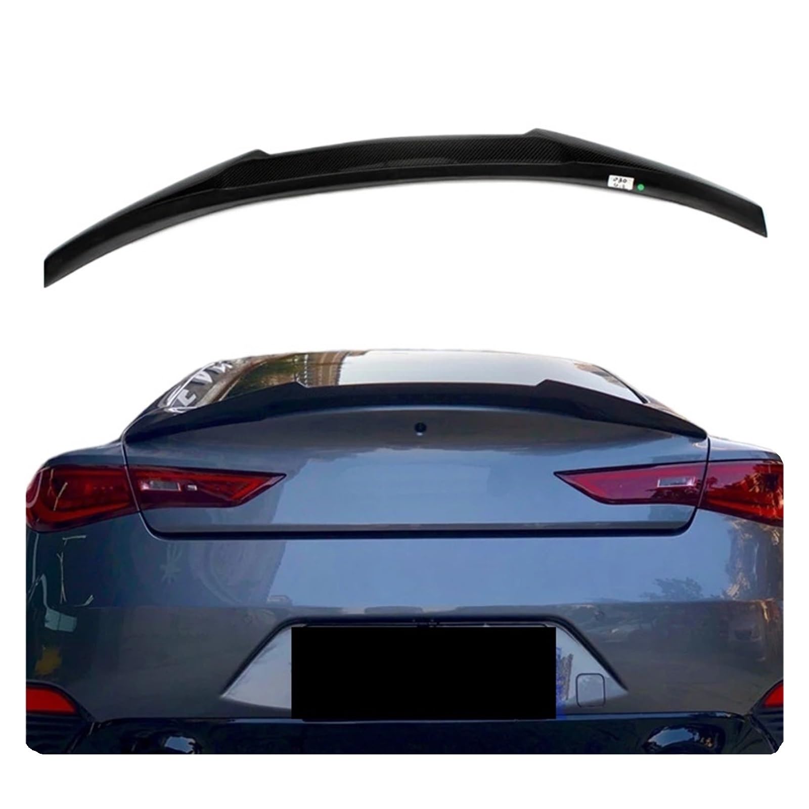 Kompatibel for Infiniti Q60 Coupe M Style Carbon Fiber Heckspoiler Autoflügel 2018–2020 von EPNYWJTE