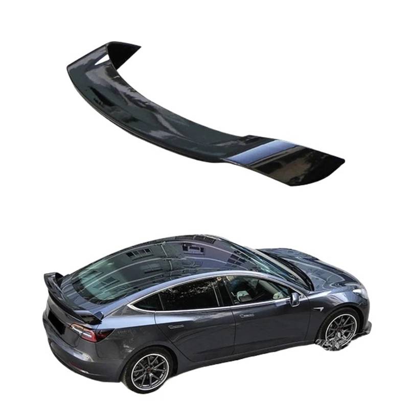 Kompatibel for Tesla Model3 Sports Special Retrofit mit Light Tail Small Surround Fixed Wind Wing von EPNYWJTE