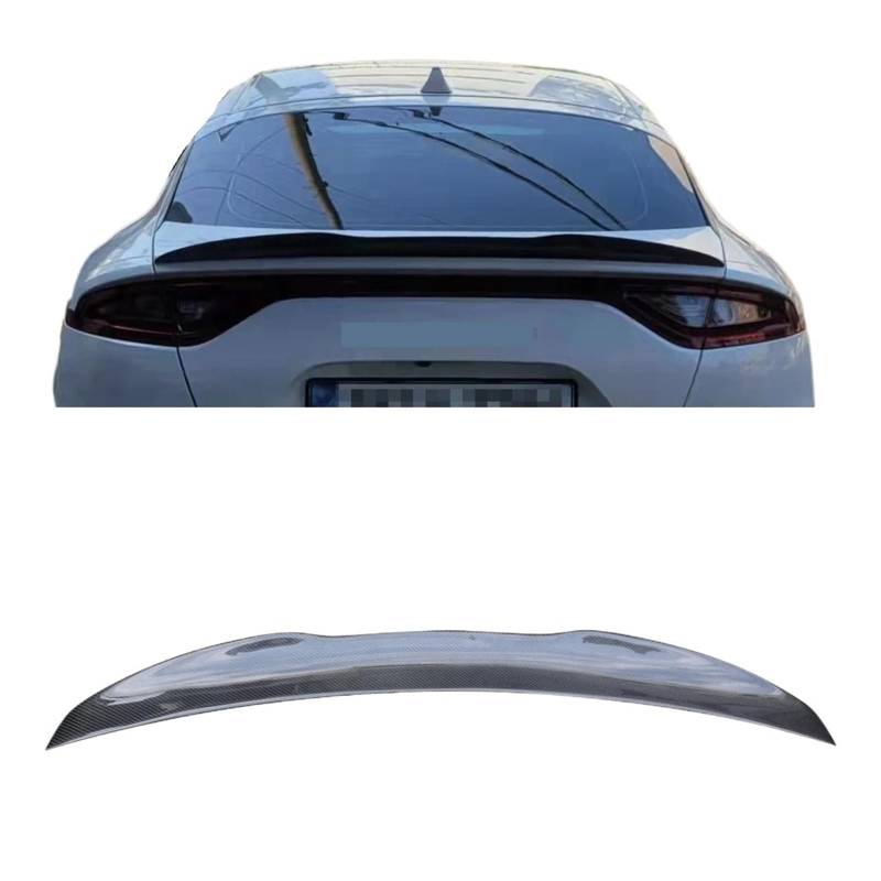 P-Stil Carbon Boot Lip Hinten Stamm Ducktail Spoiler Heckflügel Kompatibel for KIA Stinger GT Ducktail 2017-2021 von EPNYWJTE