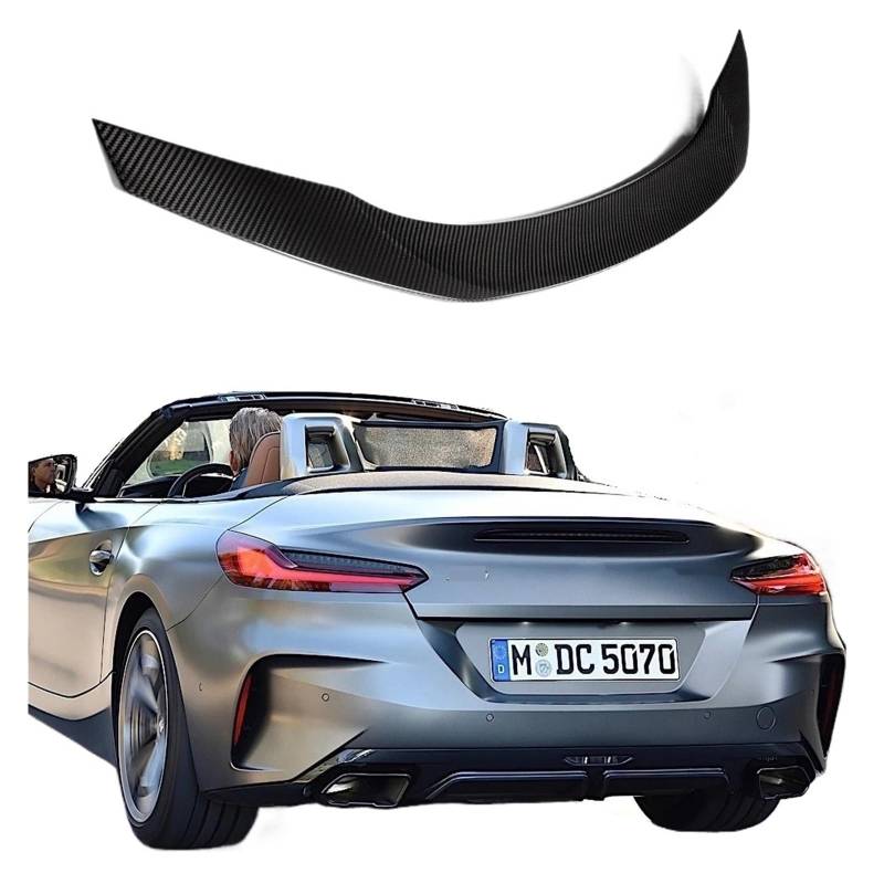 Trockene Carbon-Faser-Auto-hintere Heckspoiler-Lippen-Boot-Flügel-Lippenverlängerung, kompatibel for BMW G29 Z4 2-Türer Roadster 2019–2025 von EPNYWJTE