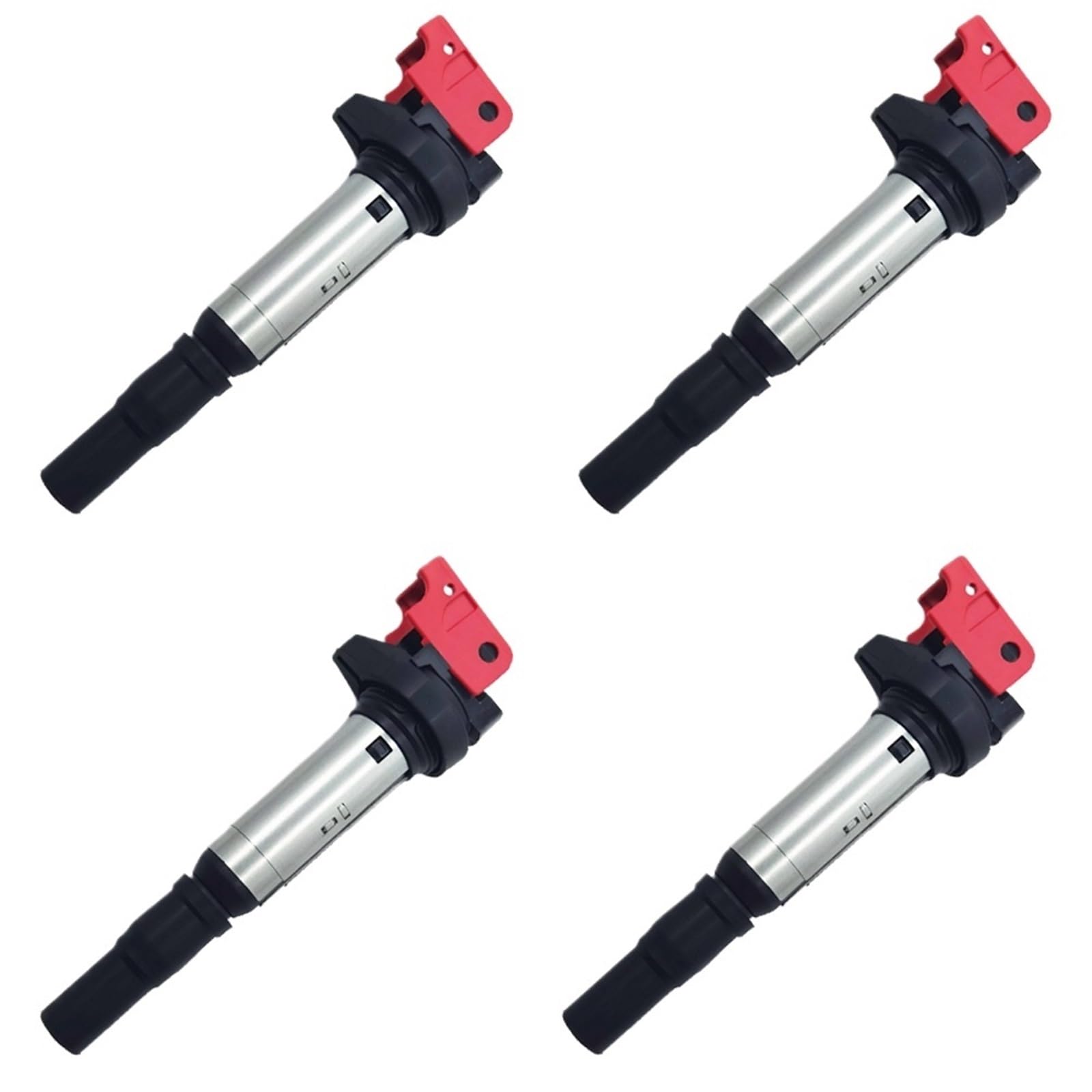 Zündspule 4PCS HIGH ENERGY RED TOP ZÜNDSPULE 12137575010 UF598 UF-598 Kompatibel for MINI R55 R56 R57 R58 R60 R61 1,6 T N14 N18 von EPNYWJTE