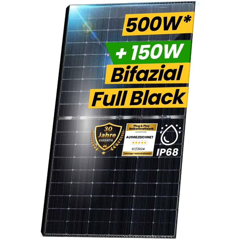 EPP 500W Solarmodul 500W Bifazial Glas-Glas Photovoltaik Solarpanel von EPP.Solar