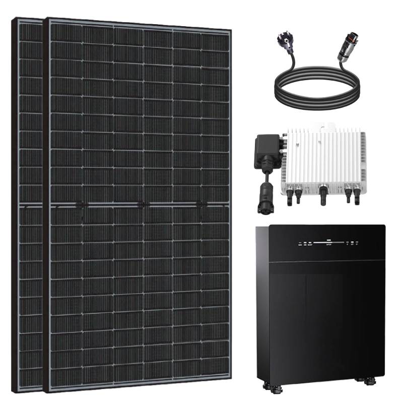 EPP. Solar® 1000W/800W Balkonkraftwerk mit Speicher Komplettset | 5 kWh Marstek Venus-E AC gekoppelt Solarspeicher | DEYE 800W WIFI Wechselrichter Smart PV Anlage von EPP.Solar