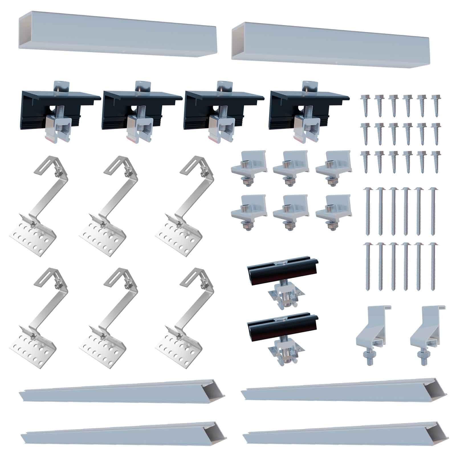 EPP.Solar® Montagepaket Ziegeldach für 2 Module von EPP.Solar