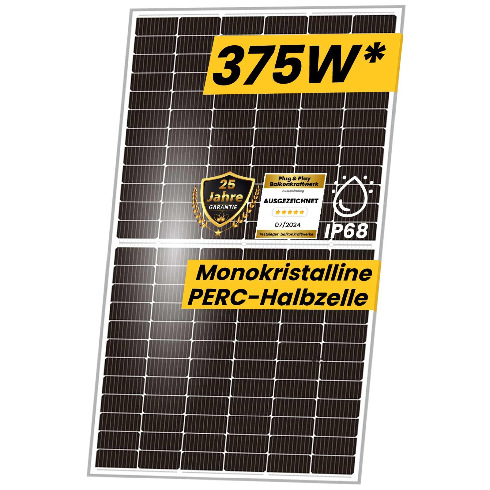 Sunpro 375 Watt M6 HIEFF Twin Mono Solarmodul von EPP.Solar