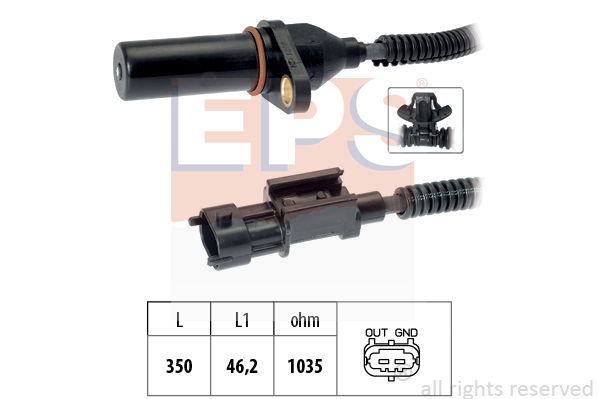 Impulsgeber, Kurbelwelle EPS 1.953.571 von EPS