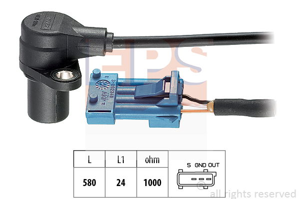 Impulsgeber, Kurbelwelle EPS 1.953.620 von EPS