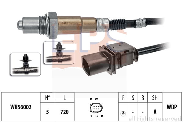 Lambdasonde vor Katalysator EPS 1.998.478 von EPS
