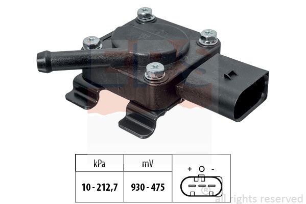 Sensor, Abgasdruck EPS 1.993.312 von EPS