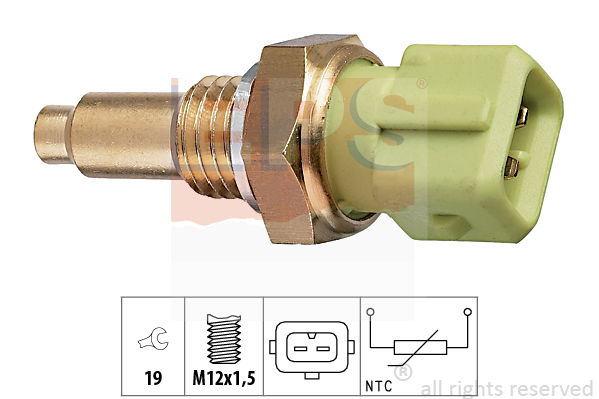 Sensor, Kühlmitteltemperatur EPS 1.830.220 von EPS