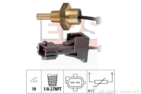 Sensor, Kühlmitteltemperatur EPS 1.830.253 von EPS