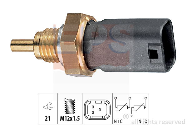 Sensor, Kühlmitteltemperatur EPS 1.830.273 von EPS