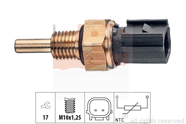 Sensor, Kühlmitteltemperatur EPS 1.830.347 von EPS