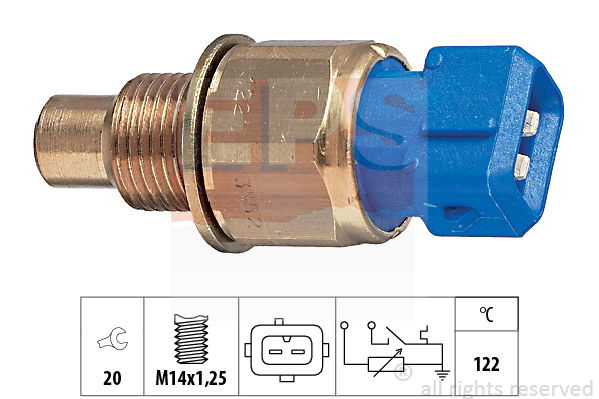 Sensor, Kühlmitteltemperatur EPS 1.830.552 von EPS