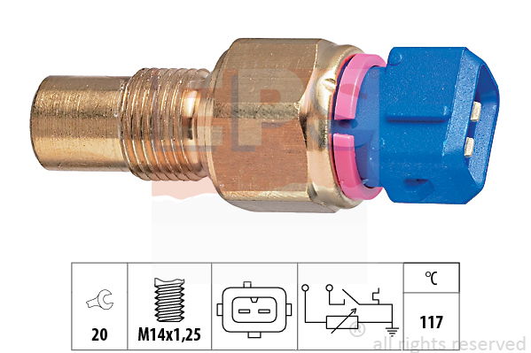 Sensor, Kühlmitteltemperatur EPS 1.830.553 von EPS