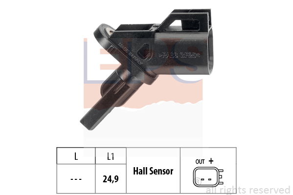 Sensor, Raddrehzahl EPS 1.960.181 von EPS