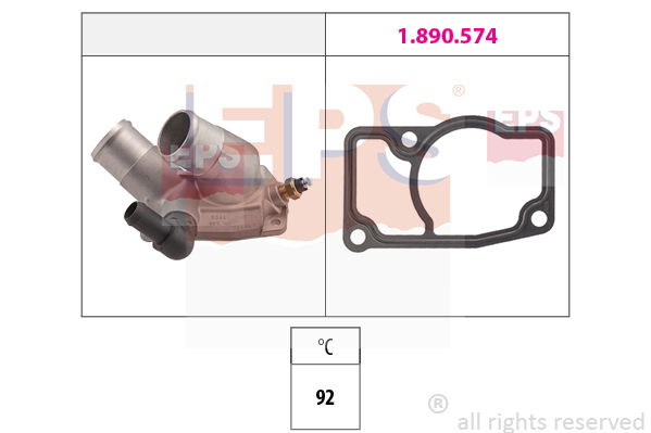 Thermostat, Kühlmittel EPS 1.880.344 von EPS