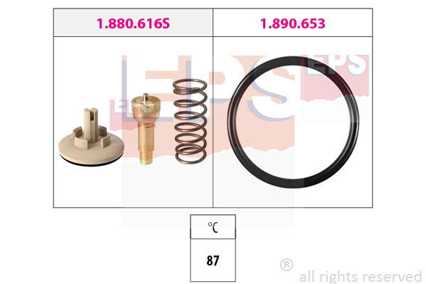 Thermostat, Kühlmittel EPS 1.880.616 von EPS