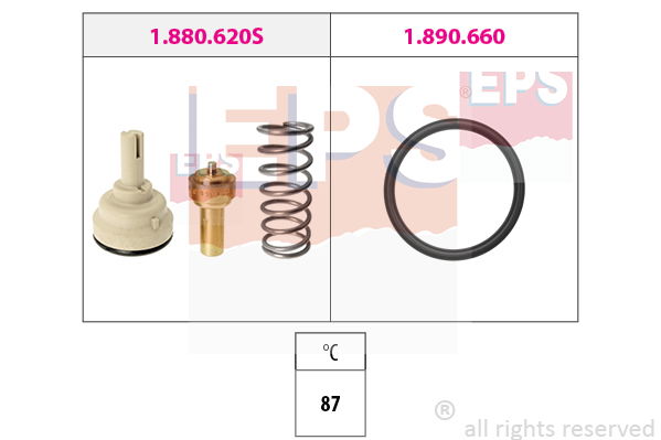 Thermostat, Kühlmittel EPS 1.880.620 von EPS