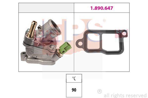 Thermostat, Kühlmittel EPS 1.880.733 von EPS