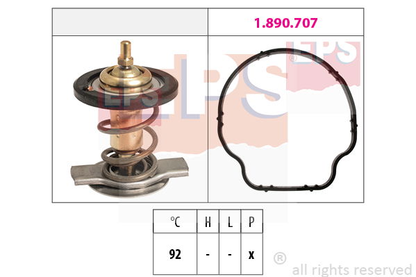 Thermostat, Kühlmittel EPS 1.880.929 von EPS