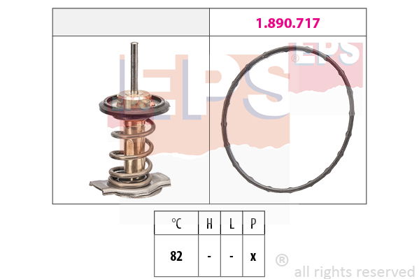 Thermostat, Kühlmittel EPS 1.880.937 von EPS