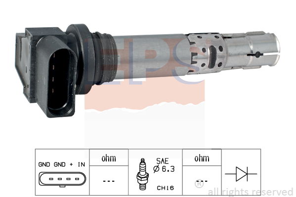 Zündspule EPS 1.970.474 von EPS