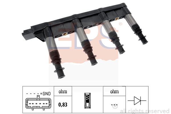 Zündspule EPS 1.970.483 von EPS