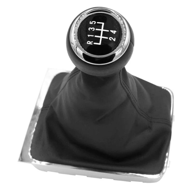 Auto-Schalthebel Kompatibel Mit VW Für Passat B6 2005 2006 2007 2008 2009 2010 2011 5/6 Für Gangschaltknauf Hebel Stick Gamasche Boot Cover Car Styling(5 Speed) von EQAUHYB