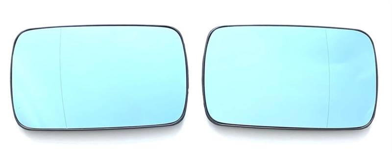 EQAUHYB Außenspiegel Glas Kompatibel Mit Für 5 E39 1996-1997 Auto Blau Beheiztes Winkelspiegelglas OEM:51161901177 51168119724(Left and Right) von EQAUHYB