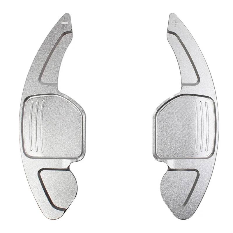 EQAUHYB Paddle Shifter Kompatibel Mit Für A3 2014 2015 2016 Für A4 B8 2013 2014 2015 Aluminium Lenkrad Schaltwippe Verlängerung Abdeckung(Silver) von EQAUHYB