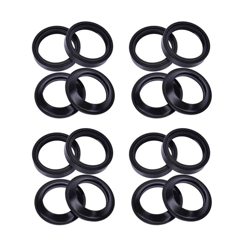 Motorrad Gabel Dämpfer Öl Dichtung und Staub Dichtungen Abdeckung Lip for 1050 SPEED 94 2015-2016 SPRINT RS 955 SPRINT ST 955i(8pcs seal 8pc cover) von EQFZYXDB