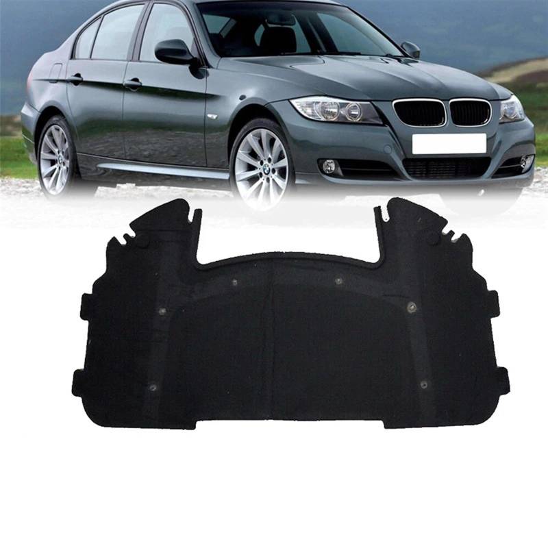 EQPWZG Motorisolierung aus Wattepad for die Fronthaube, schalldichte Wärmedämmmatte, for BMW, E90 E91 E92 E93 323i 325i 51487059260 Motorhaubenisolierung von EQPWZG