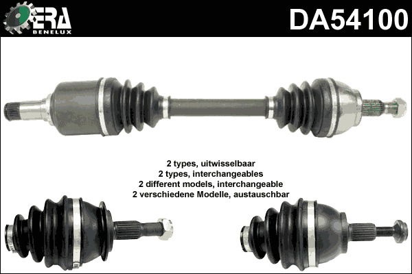 Antriebswelle Vorderachse links ERA Benelux DA54100 von ERA Benelux