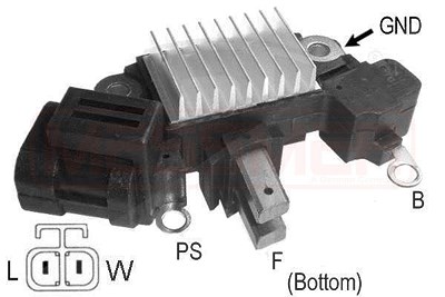 Era Generatorregler [Hersteller-Nr. 215406] für Honda, Opel von ERA