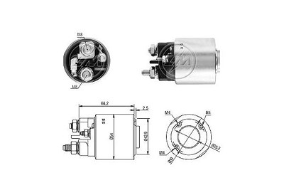 Era Magnetschalter, Starter [Hersteller-Nr. ZM3497] für Citroën, Peugeot von ERA