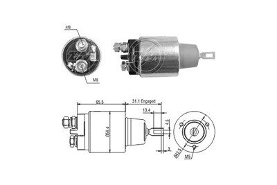 Era Magnetschalter, Starter [Hersteller-Nr. ZM3773] für Volvo von ERA