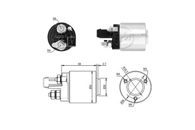 Era Magnetschalter, Starter [Hersteller-Nr. ZM5492] für Audi, Seat, Skoda, VW von ERA