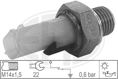 Era Öldruckschalter [Hersteller-Nr. 330698] für Dacia, Fiat, Infiniti, Mercedes-Benz, Nissan, Opel, Renault, Suzuki von ERA