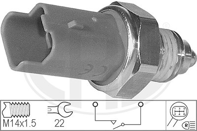 Era Schalter, Rückfahrleuchte [Hersteller-Nr. 330681] für Citroën, Ds, Fiat, Lancia, Opel, Peugeot, Suzuki, Toyota, Vauxhall von ERA